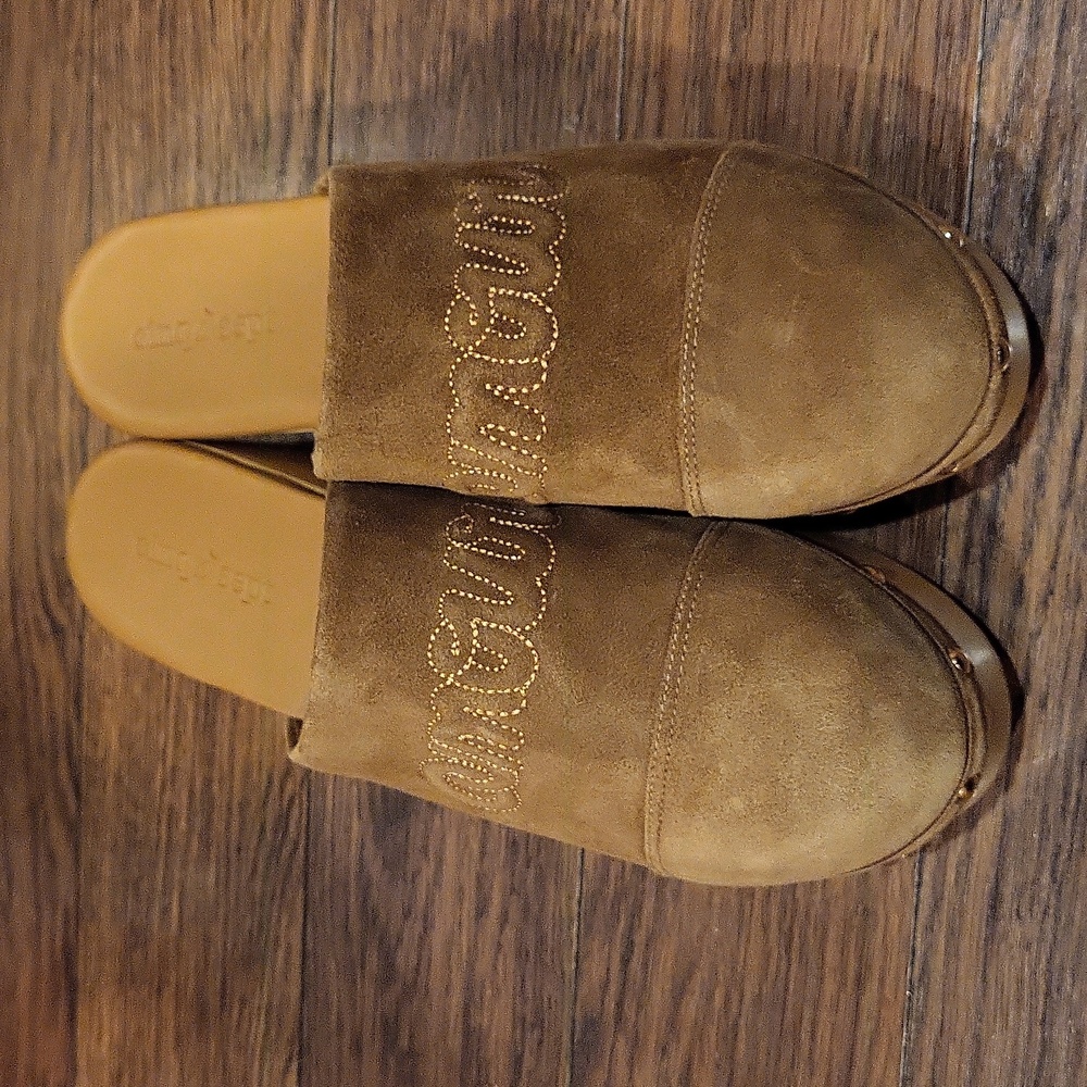 Cinq A Sept Sydney Studded Clog In Golden Sienna 9US/39EU NWT - Picture 5 of 9